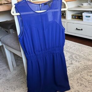 BCBGMaxAzria Cobalt Blue Sleeveless Mini Dress